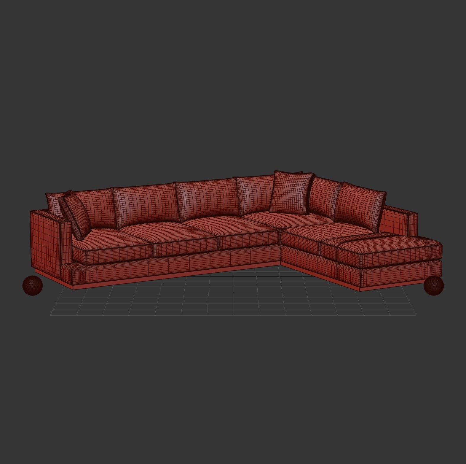 nathan anthony Radly sofa 3D model_6