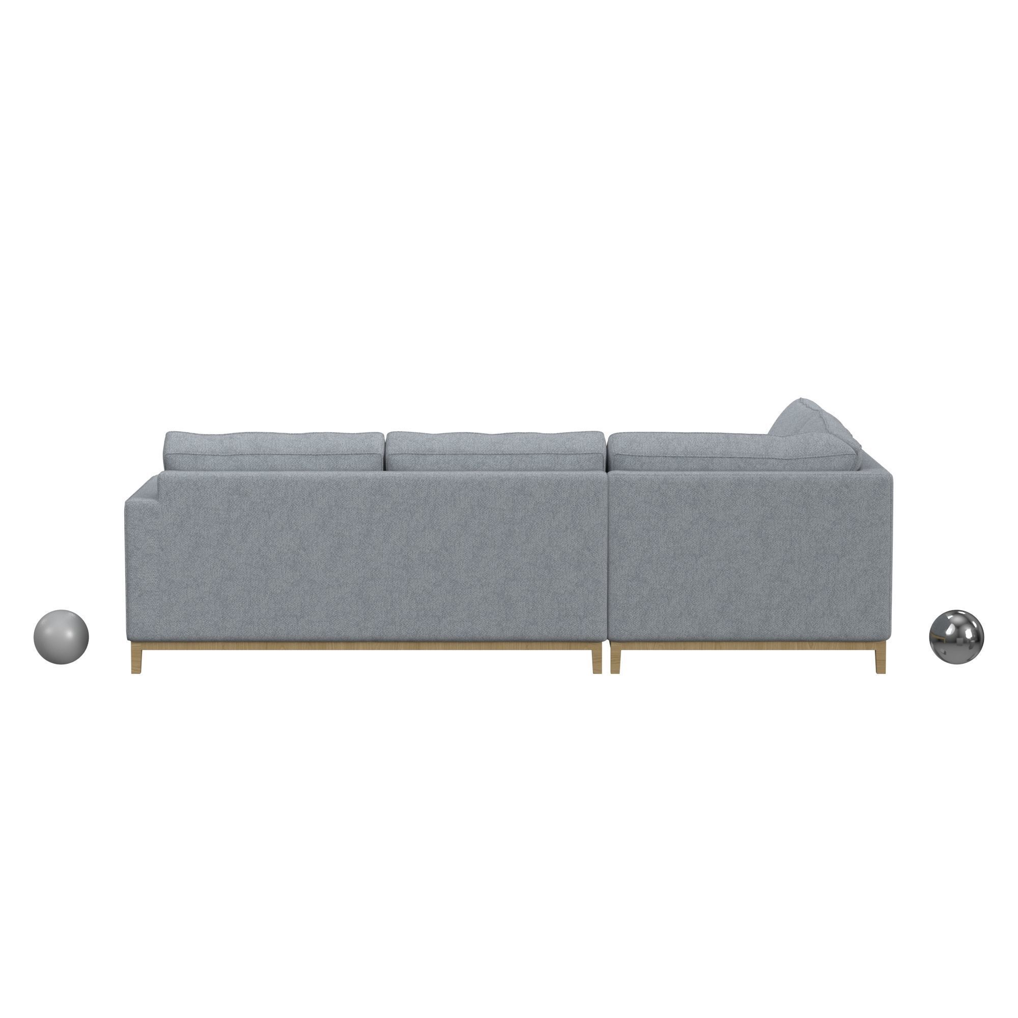 Amber LAF Sofa Chaise 3D model_3
