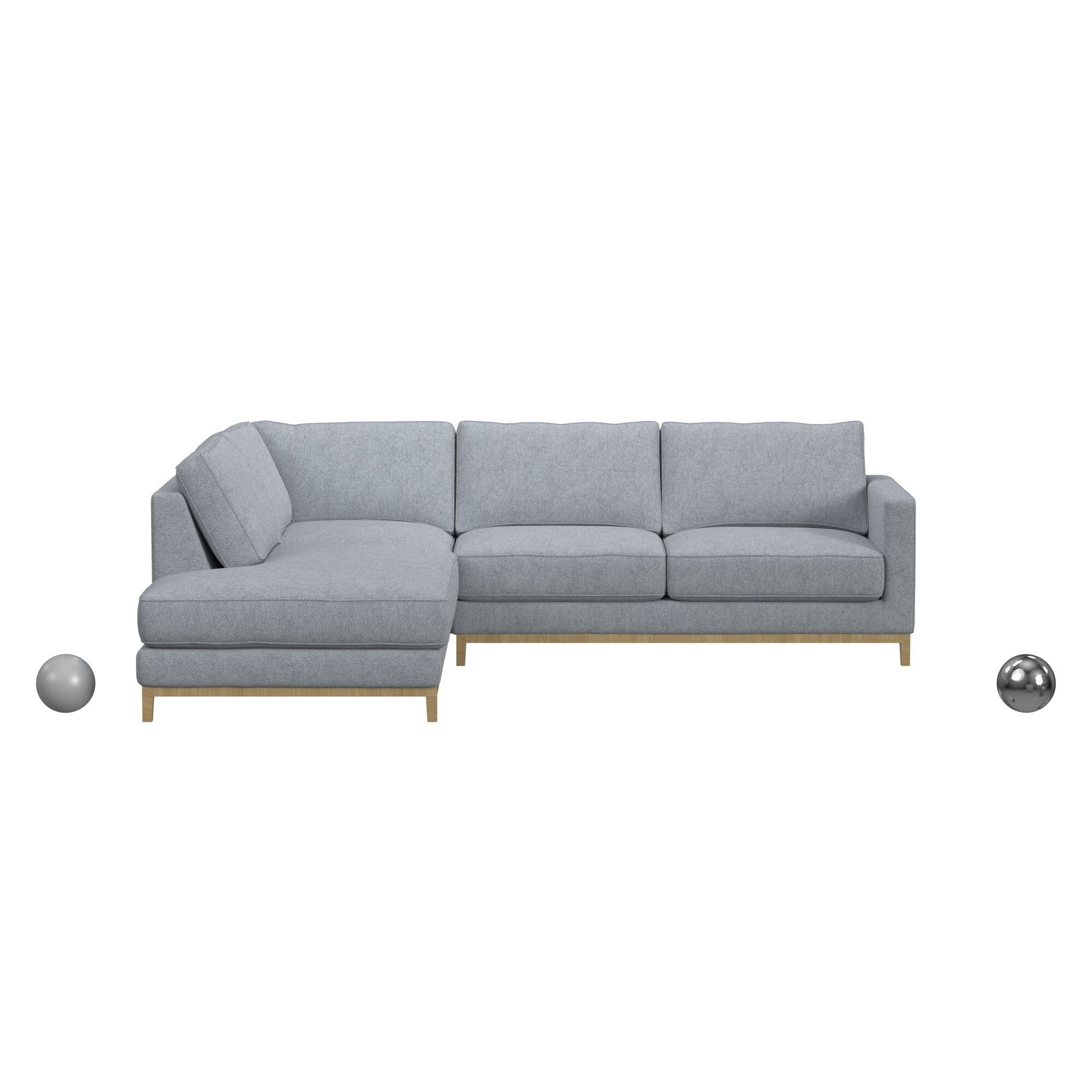 Amber LAF Sofa Chaise 3D model_1