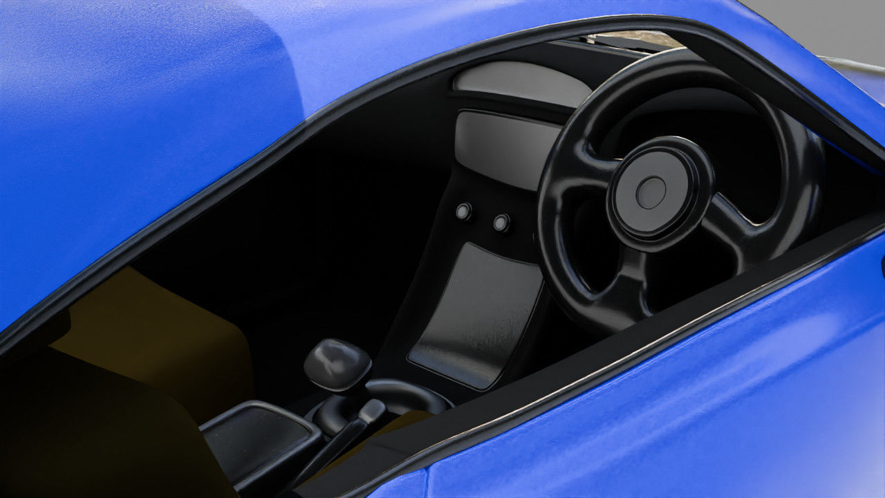 Toyota GT 86 2017 Facelift Low-poly 3D model_10