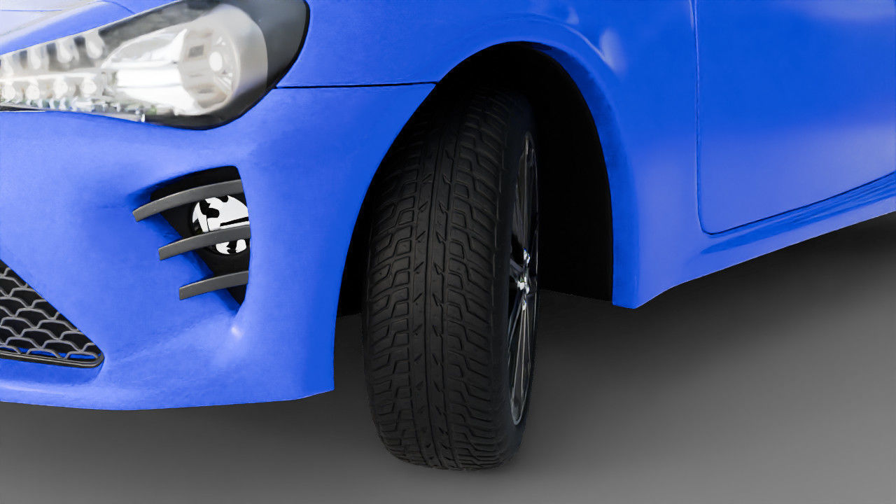 Toyota GT 86 2017 Facelift Low-poly 3D model_11