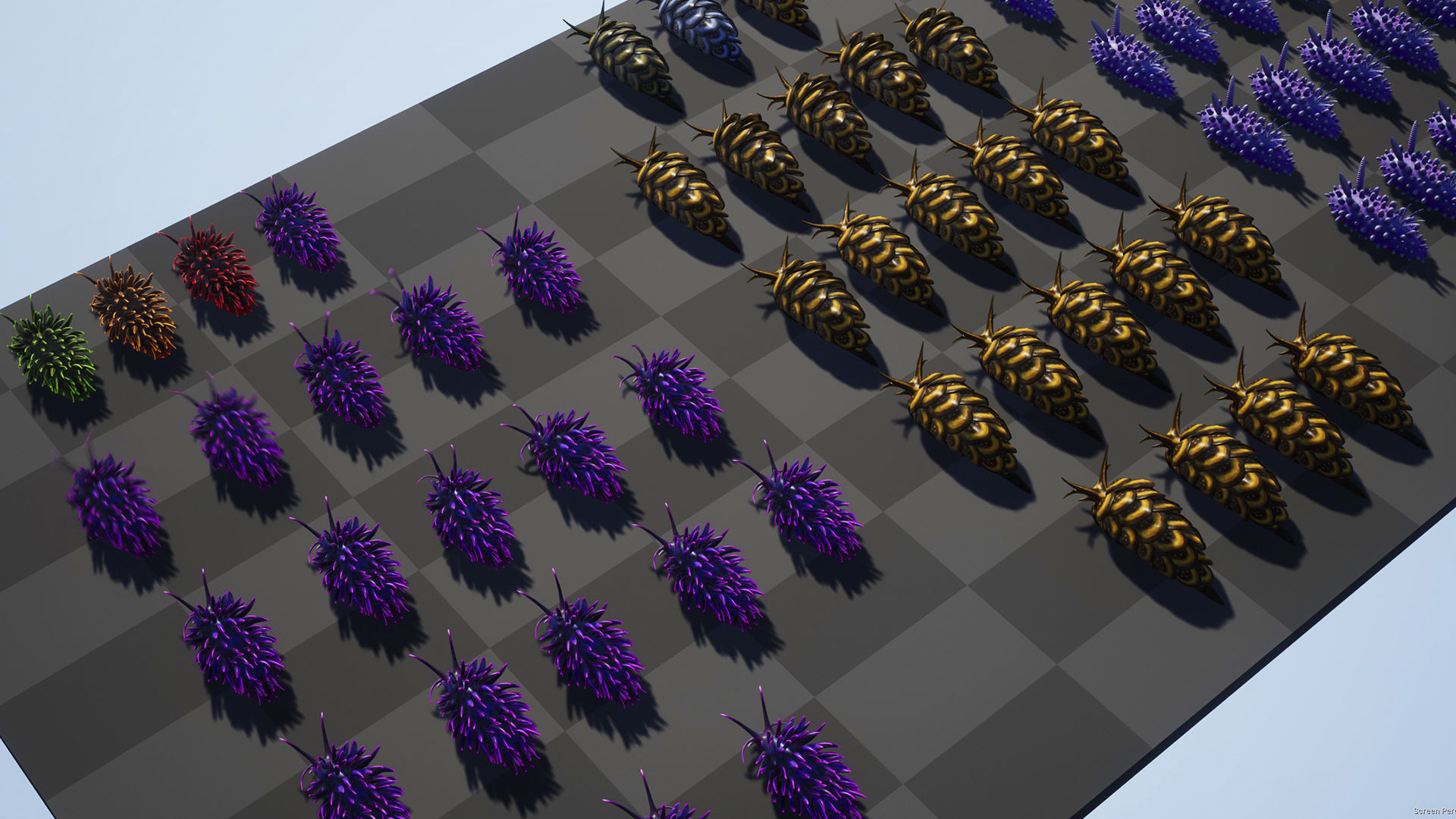 Sea Slugs Pack - Game Ready Low-poly 3D model Low-poly 3D model_8