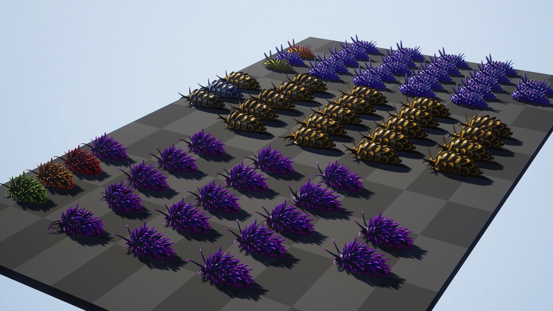 Sea Slugs Pack - Game Ready Low-poly 3D model Low-poly 3D model_12