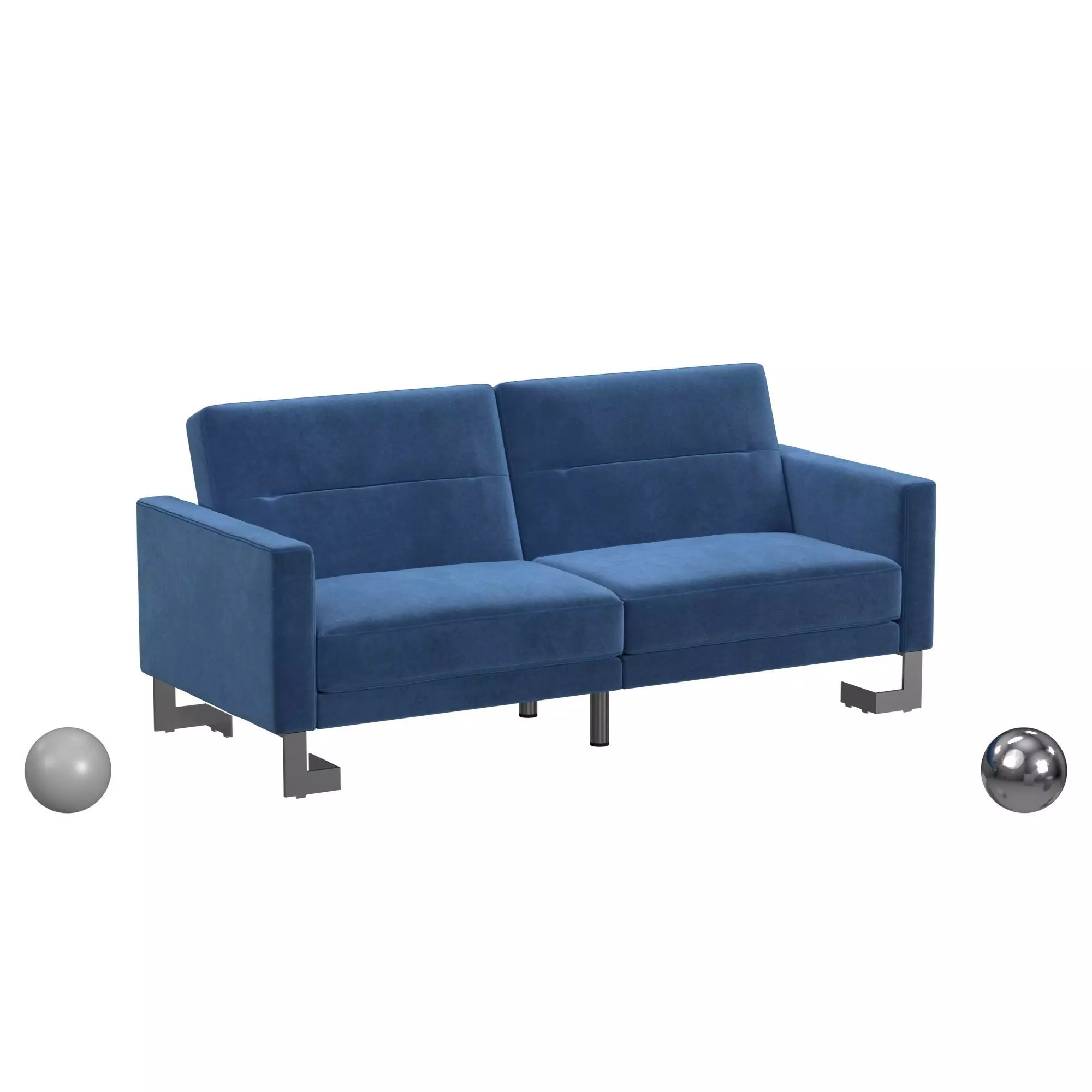  Tribeca Foldable Sofa Bed Low-poly 3D model_0