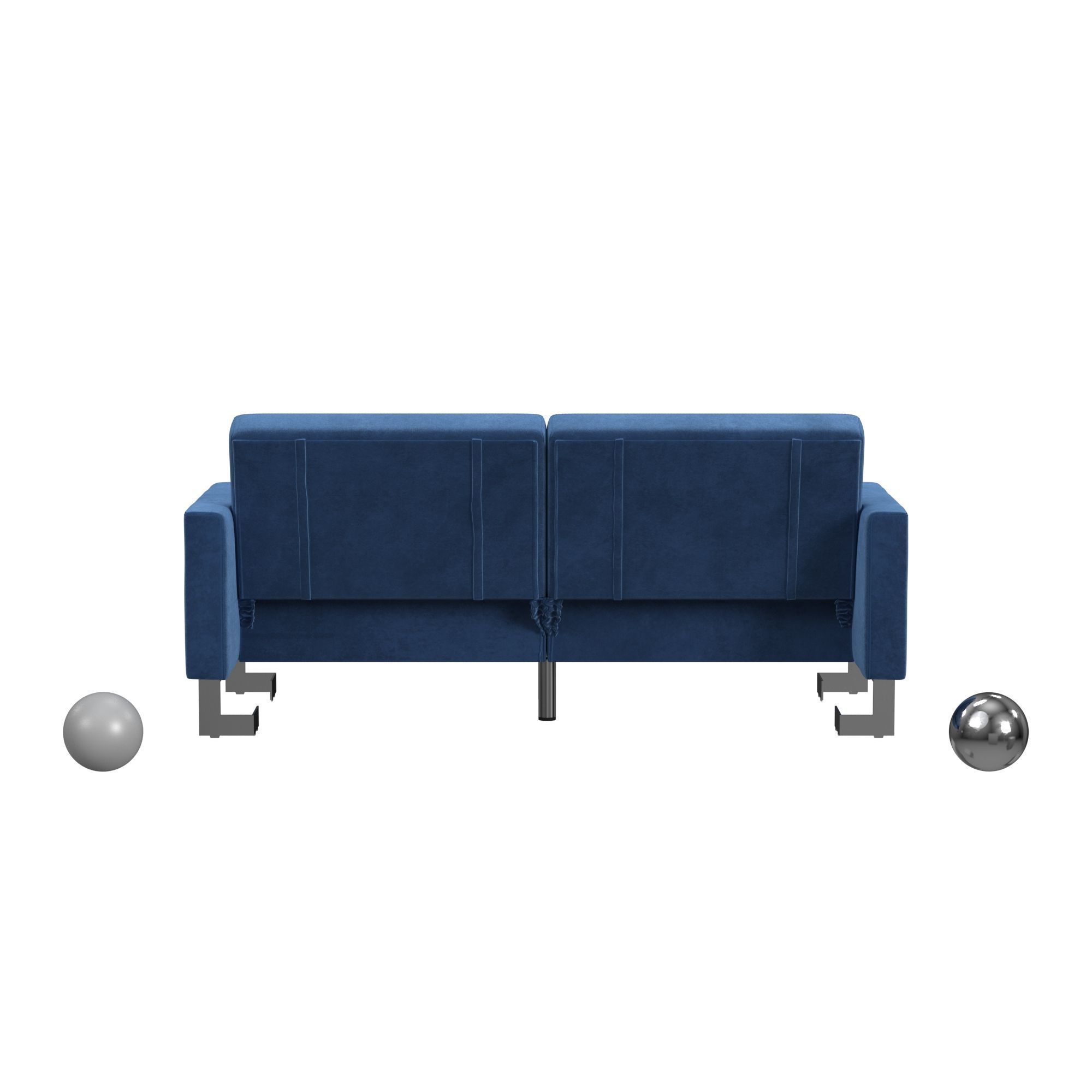  Tribeca Foldable Sofa Bed Low-poly 3D model_3