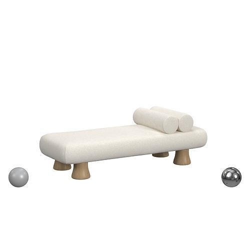 nathan anthony Alais Daybed 3D model