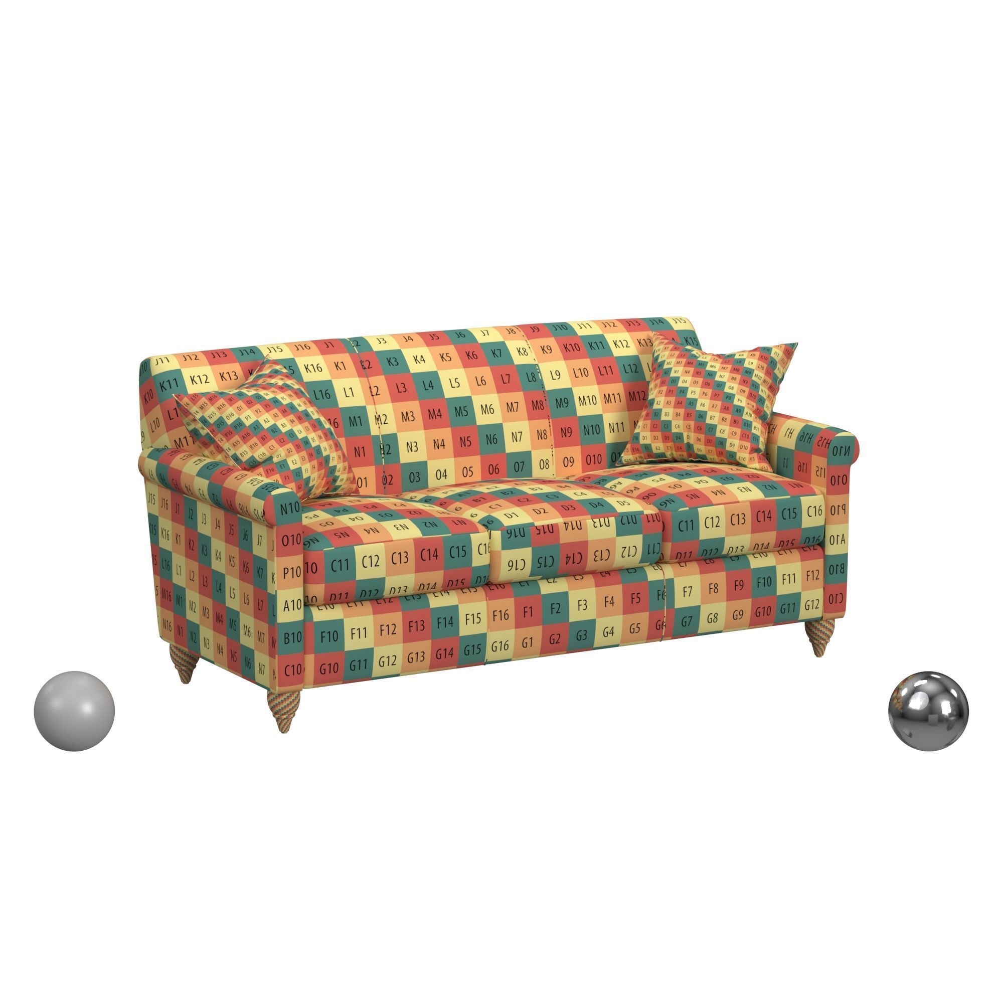 Stella Sofa 3D model_4
