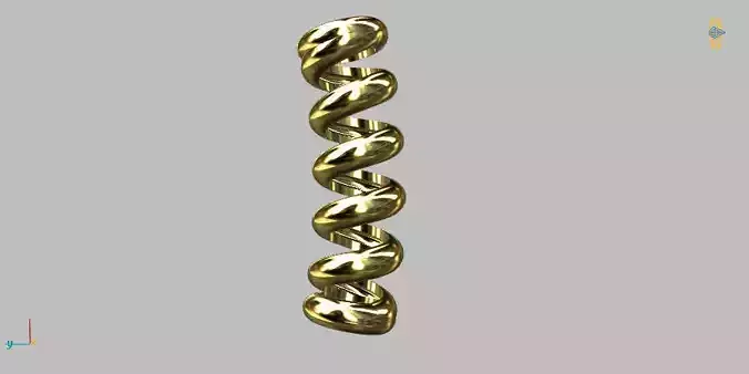 Spiral Intermediate 2cm 3D print model