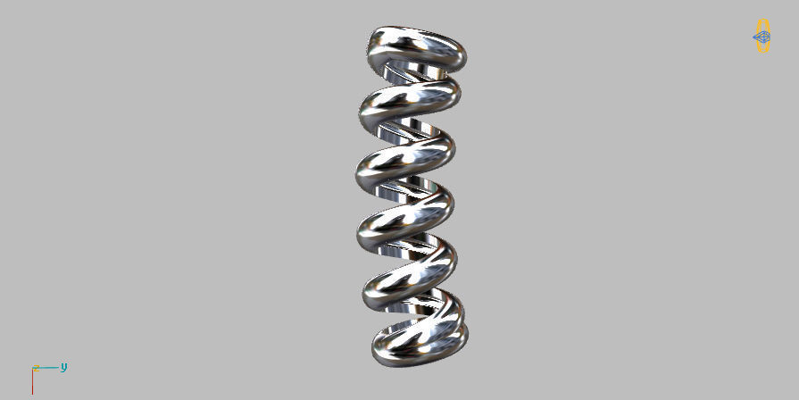 Spiral Intermediate 2cm 3D print model_12
