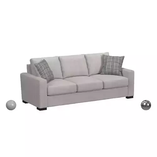 Contemporary Sofa with Track Arms
