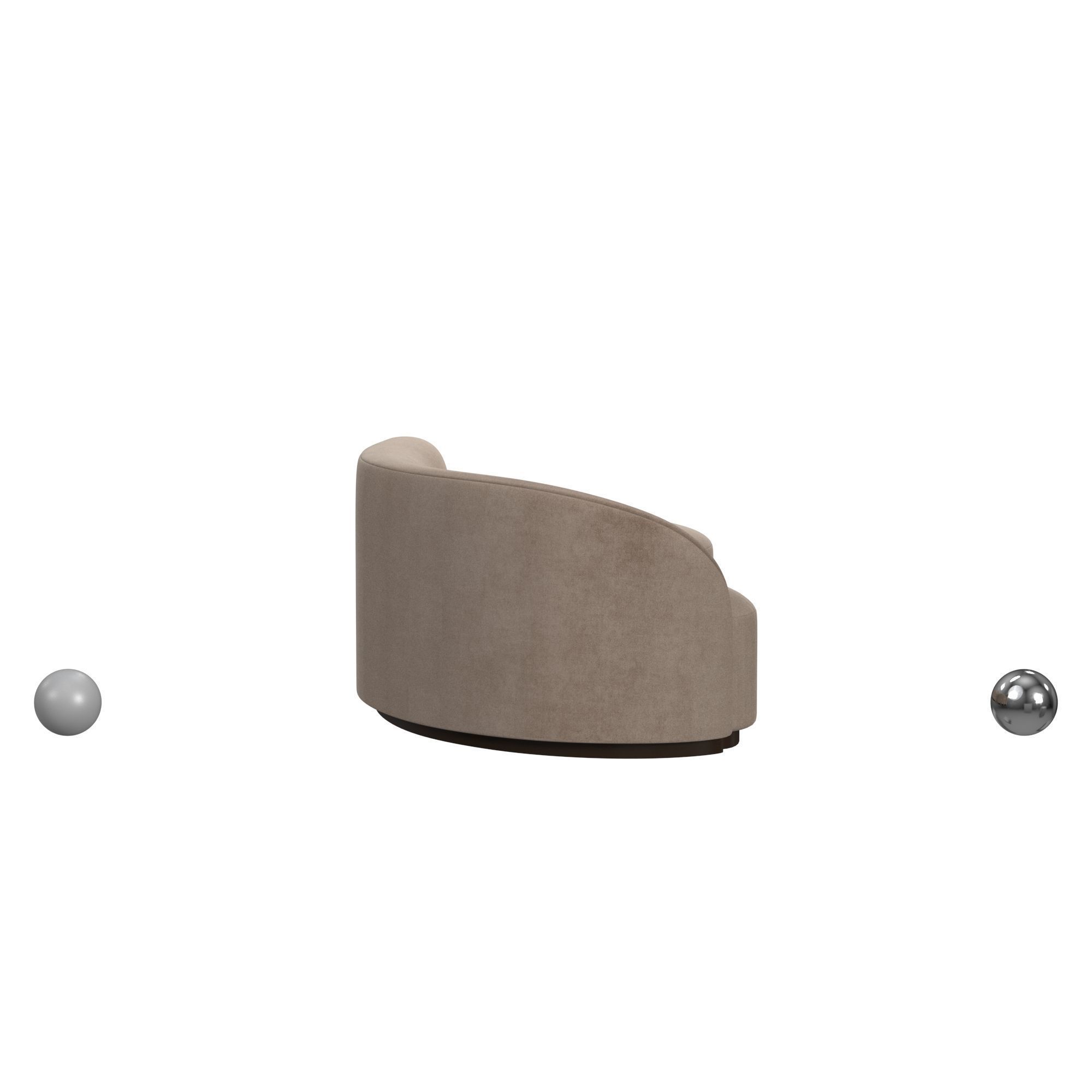 COPENHAGEN LEFT-ARM ASYMMETRICAL SOFA 3D model_2