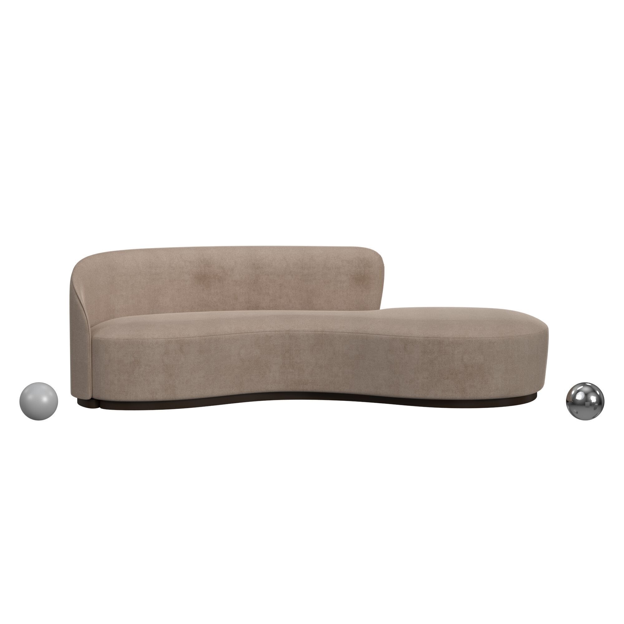 COPENHAGEN LEFT-ARM ASYMMETRICAL SOFA 3D model_1