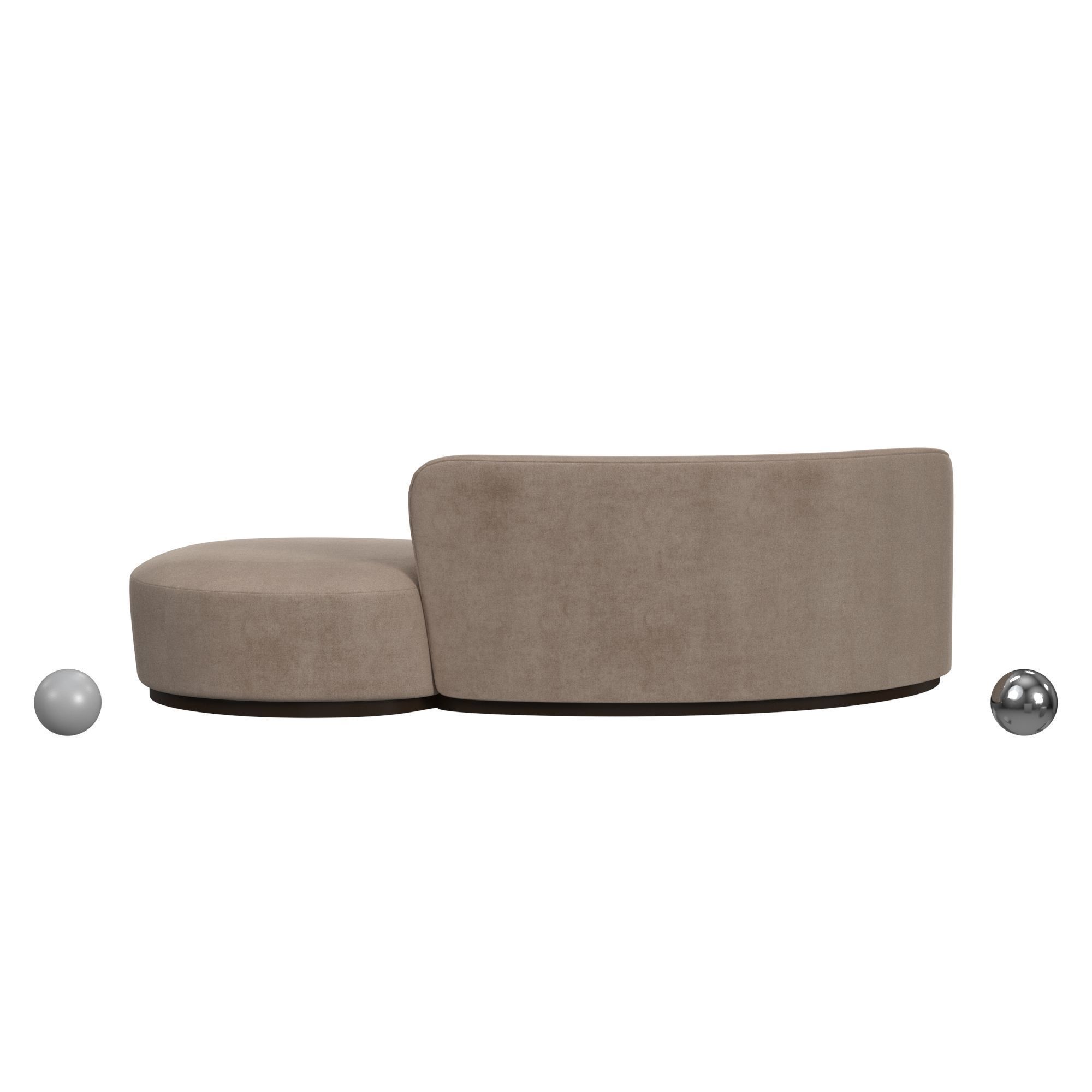 COPENHAGEN LEFT-ARM ASYMMETRICAL SOFA 3D model_3