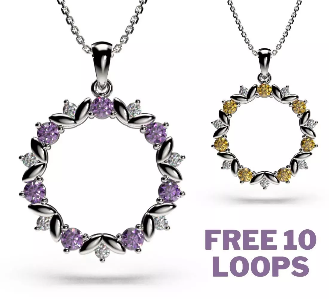 PENDANT - Diamond Valentines Day Gift 3D print model