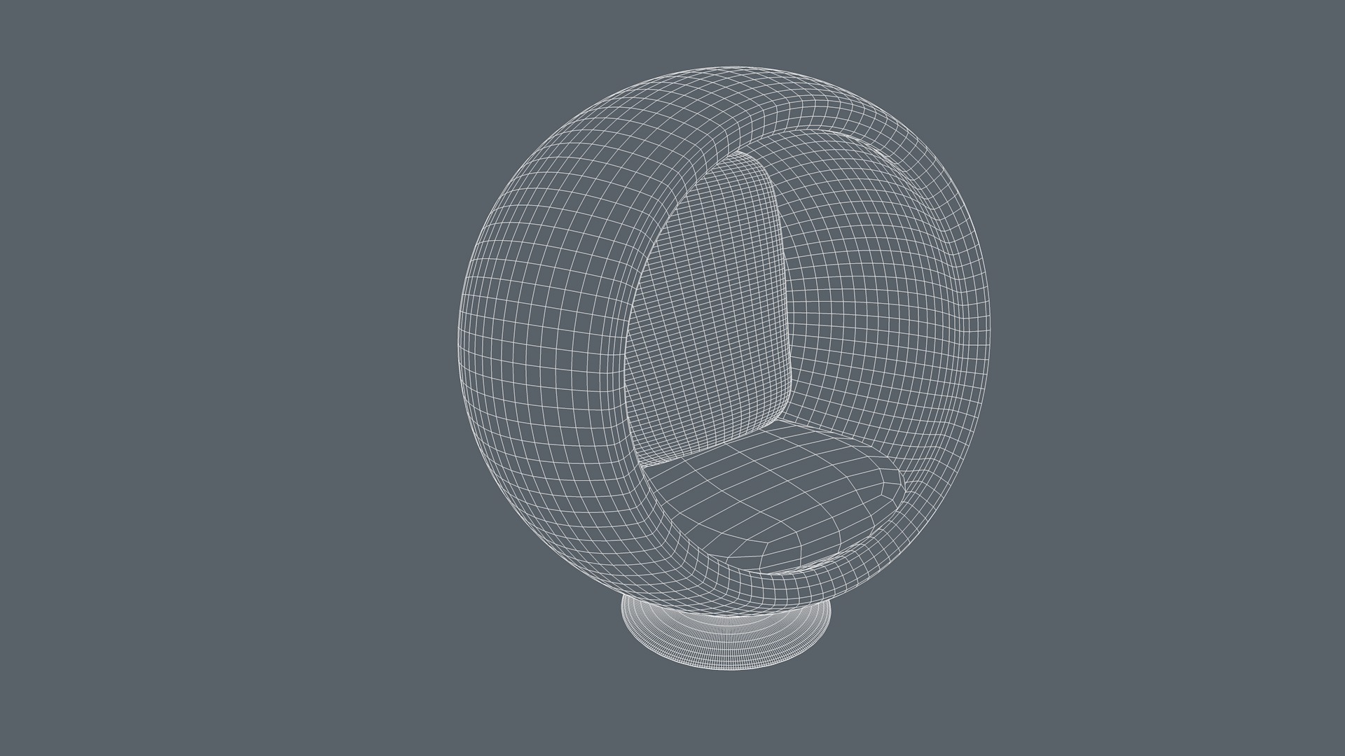 Ball Chair 3D model_8