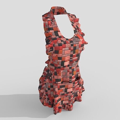 Apron Low-poly 3D model