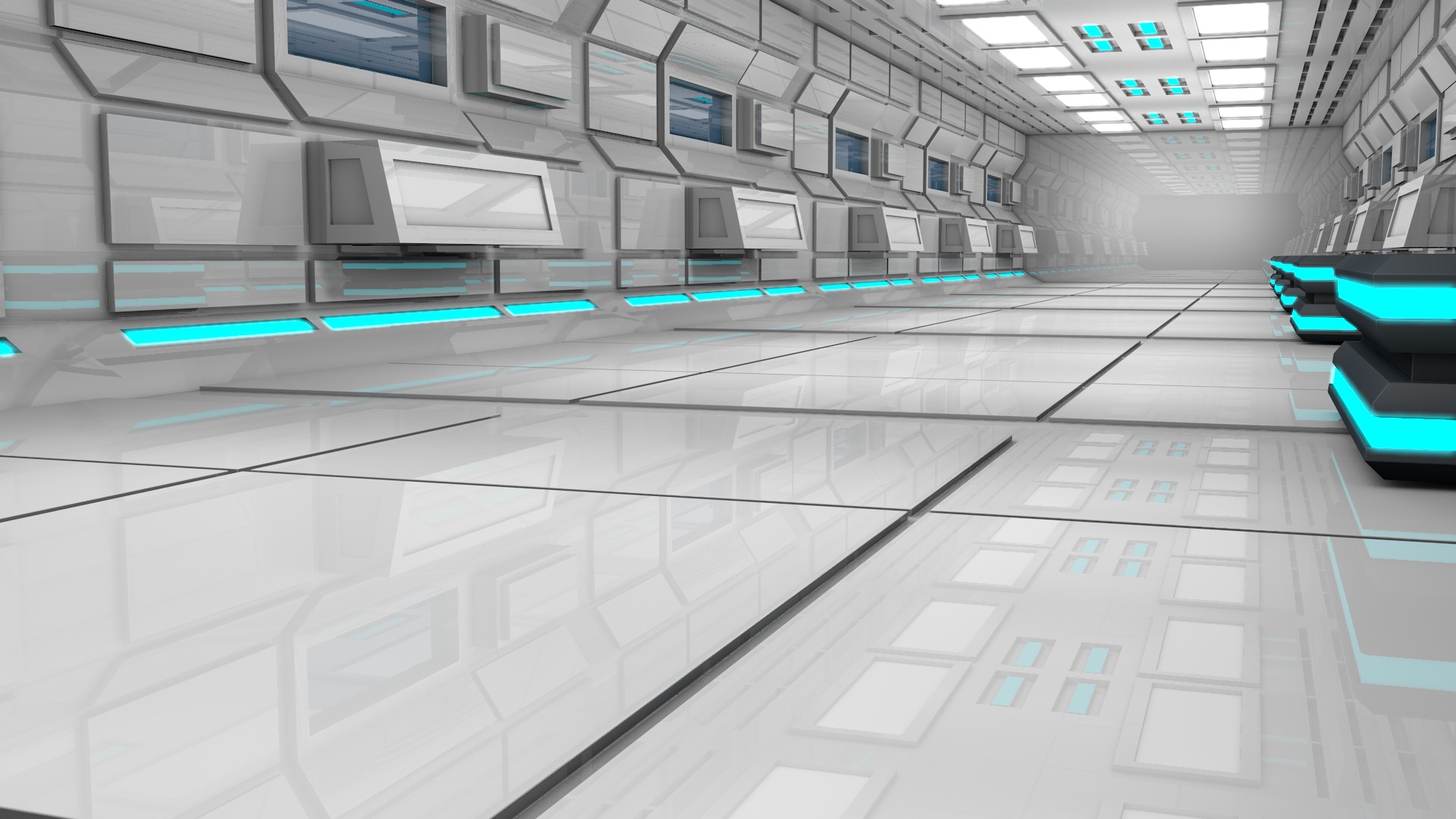 Sci Fi Interior 3D model_6