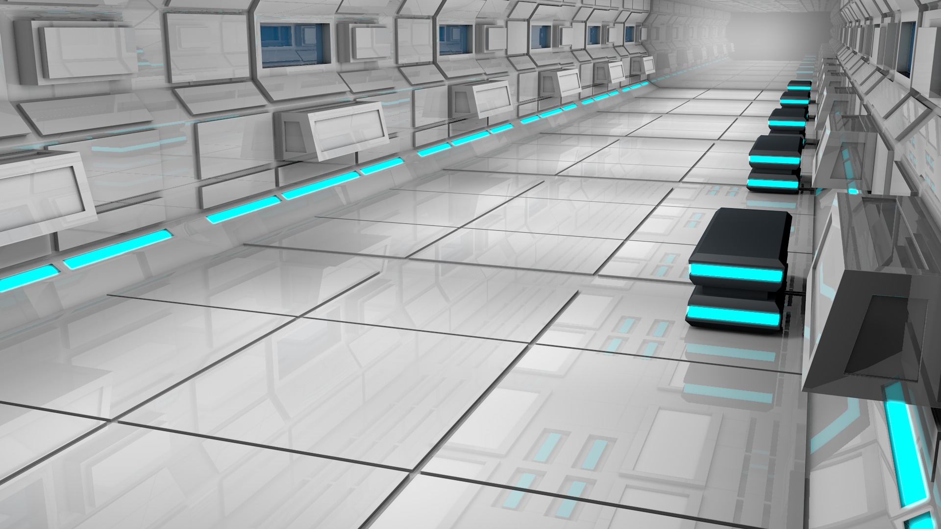 Sci Fi Interior 3D model_5