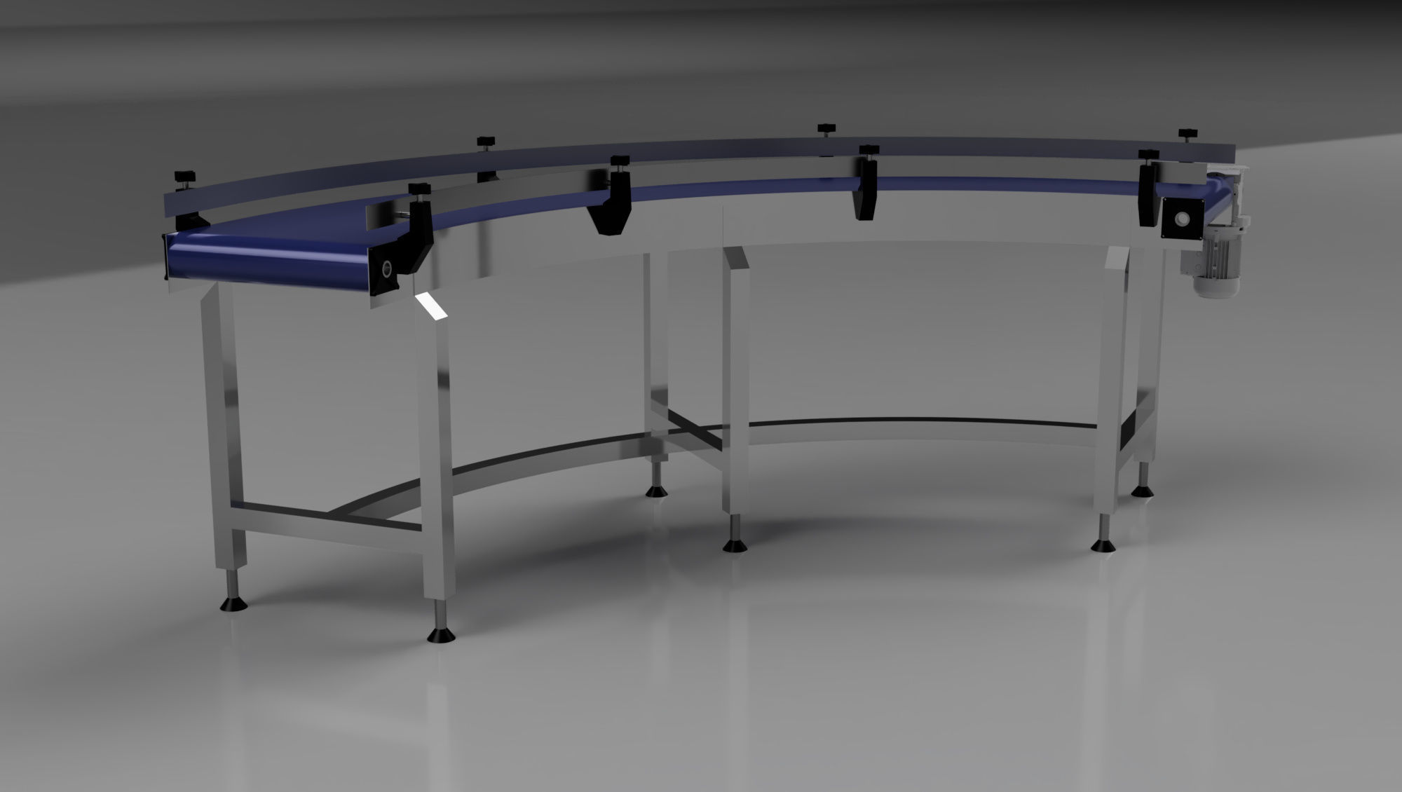Conveyor Belt Bundle 3D Model 3D model_14