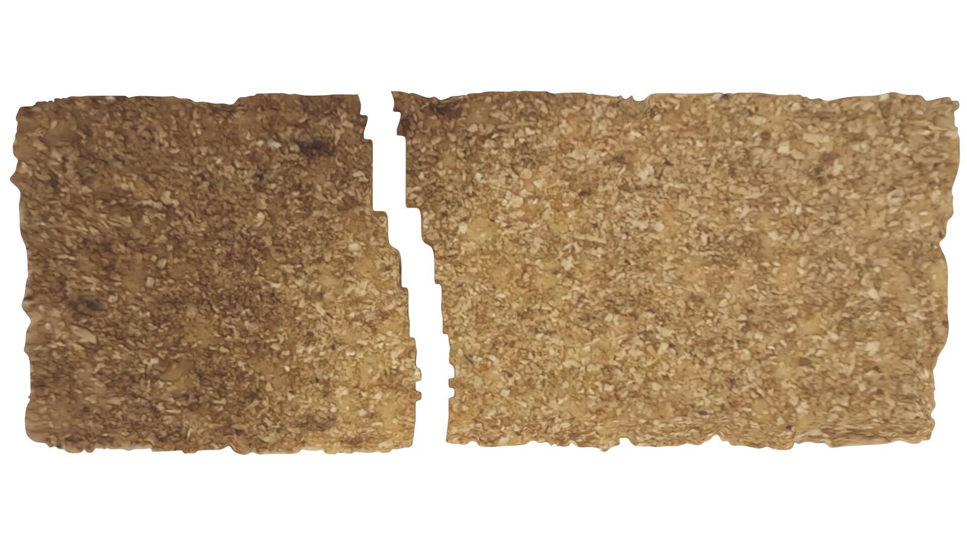 Broken Brown Cracker Bread 3D model_17