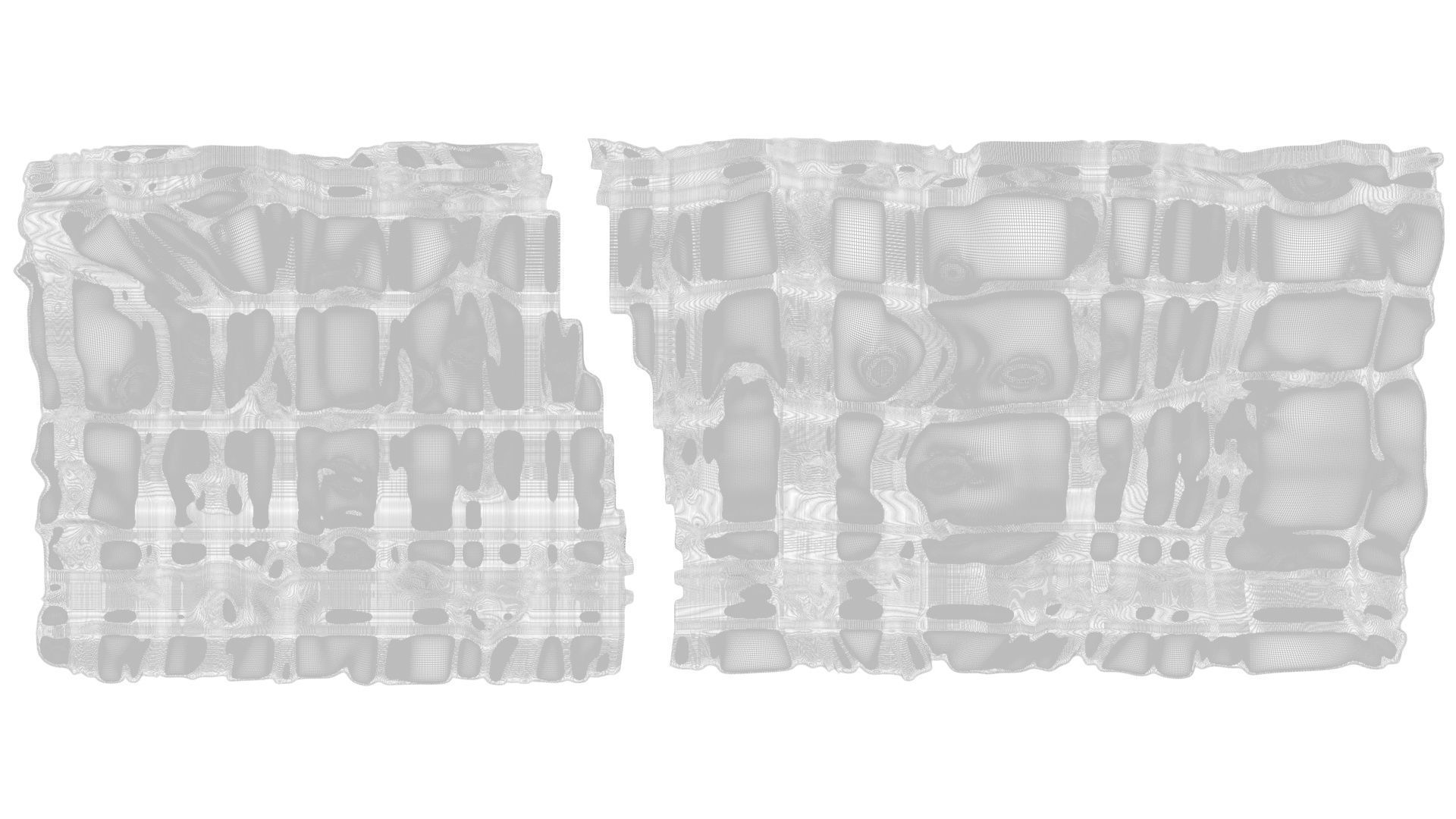 Broken Brown Cracker Bread 3D model_29