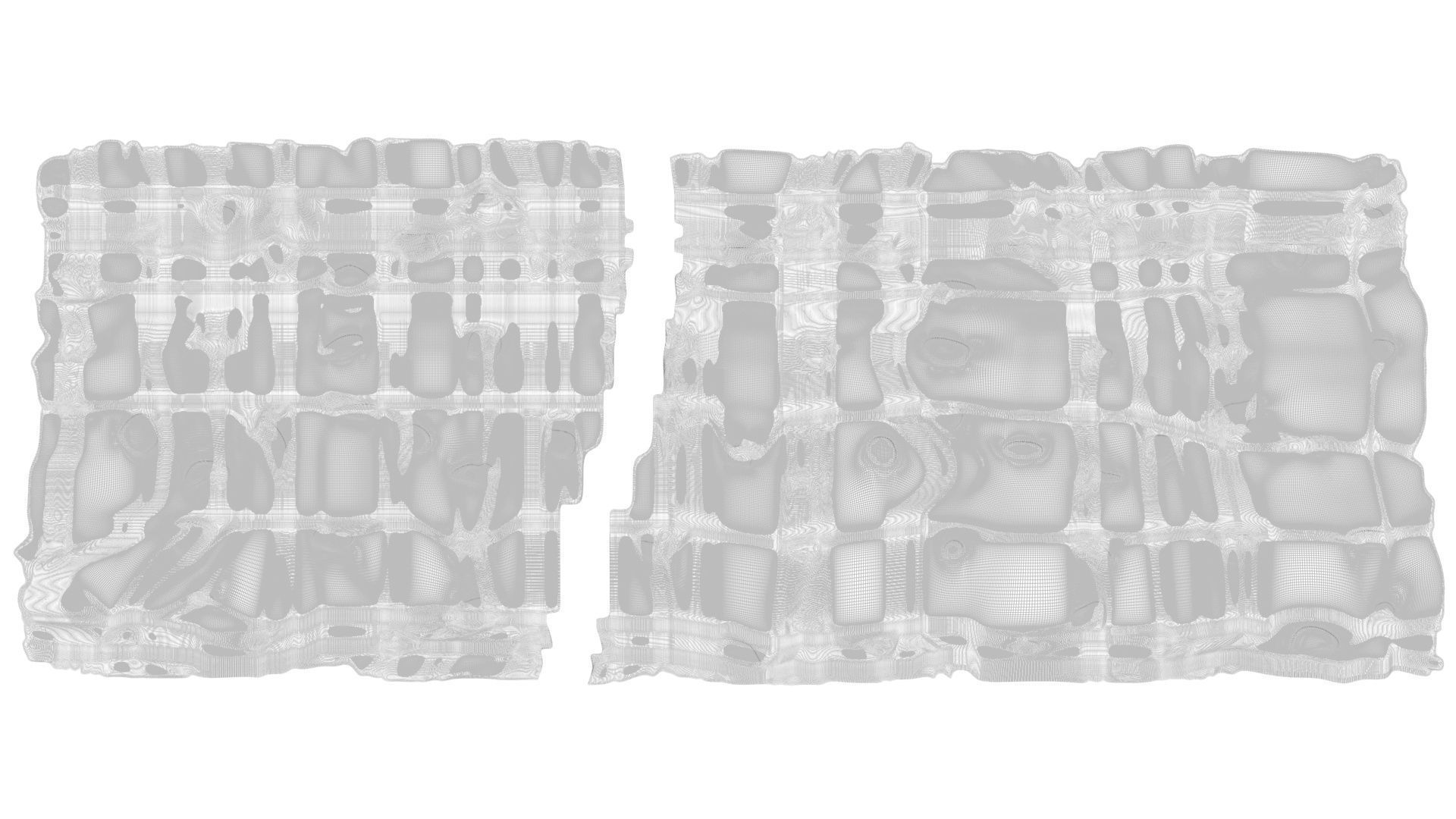 Broken Brown Cracker Bread 3D model_26