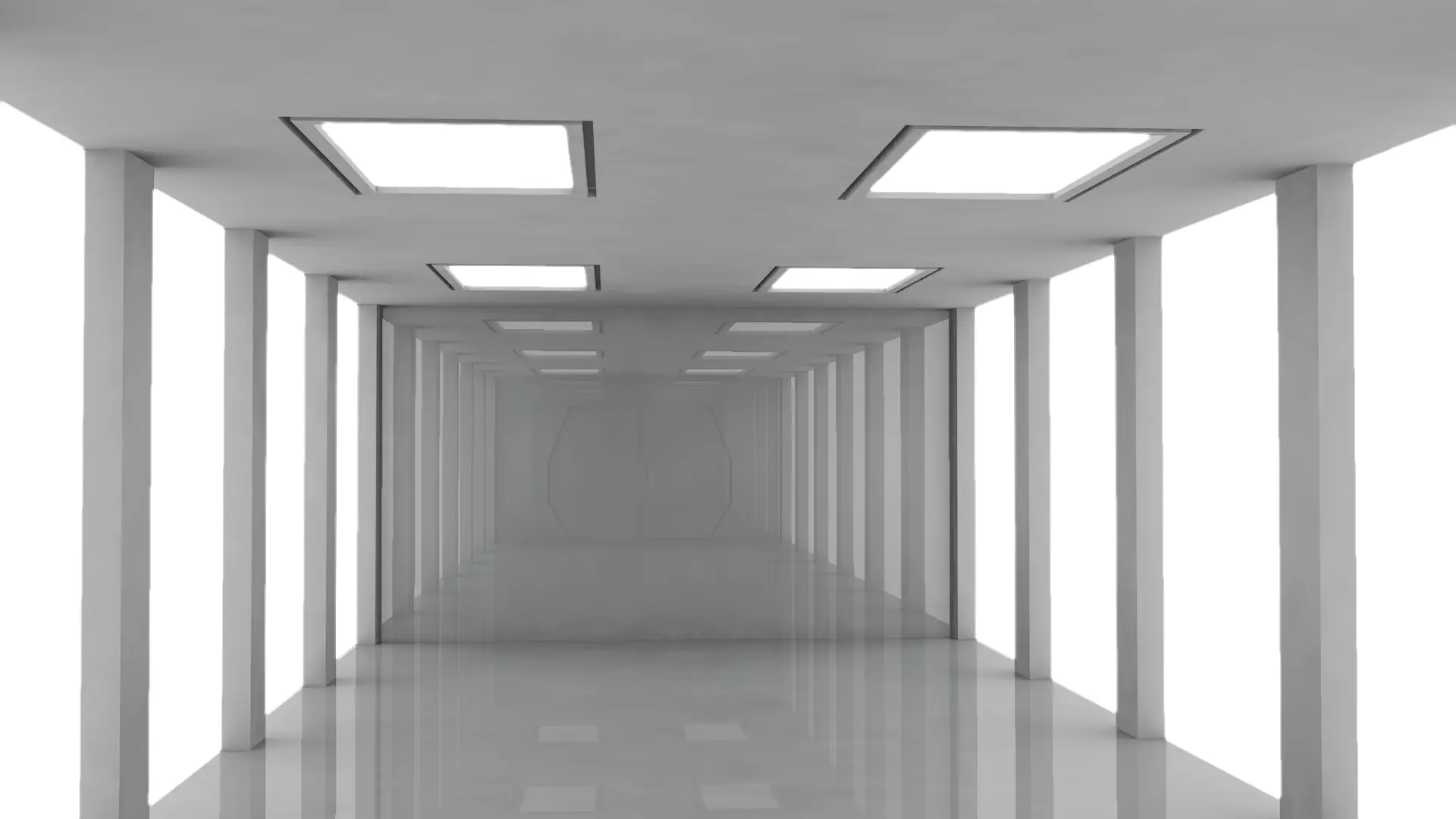 Sci Fi Interior 3D model_0