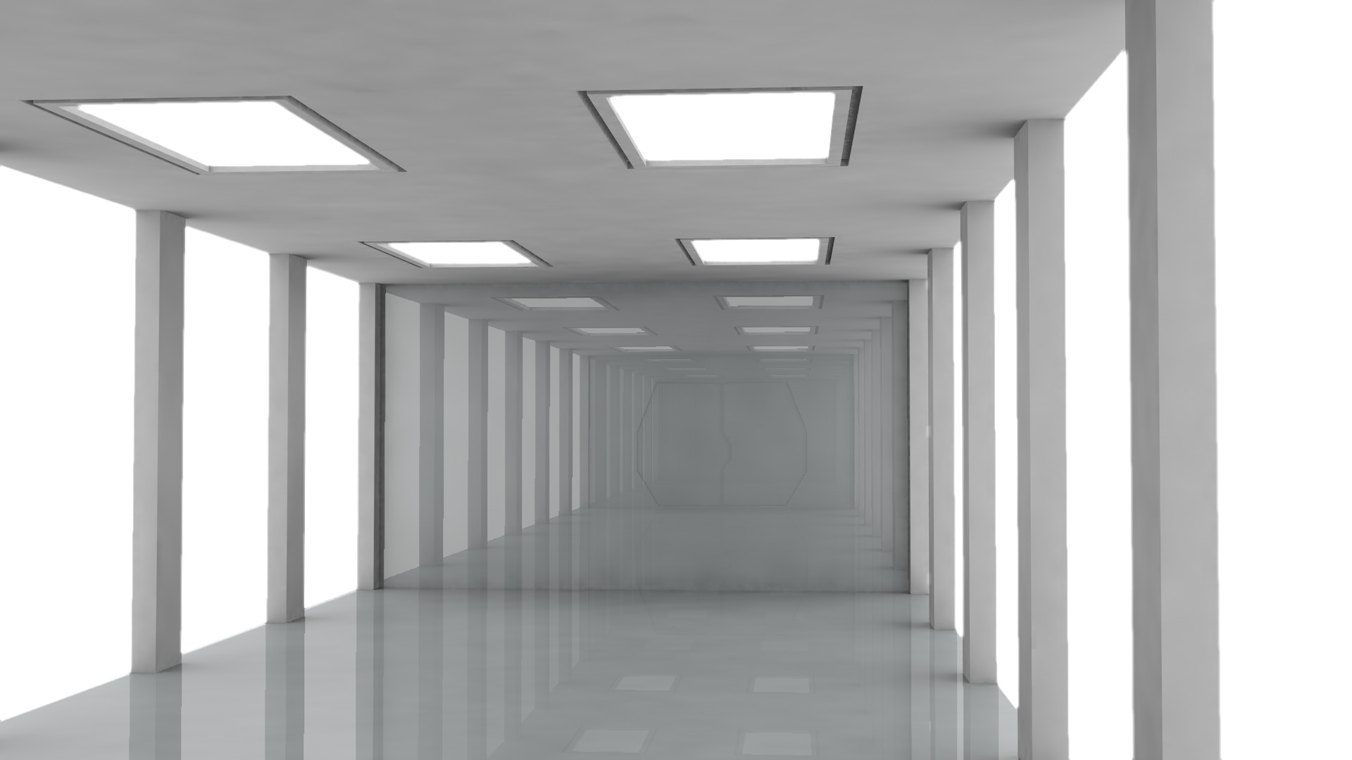 Sci Fi Interior 3D model_1