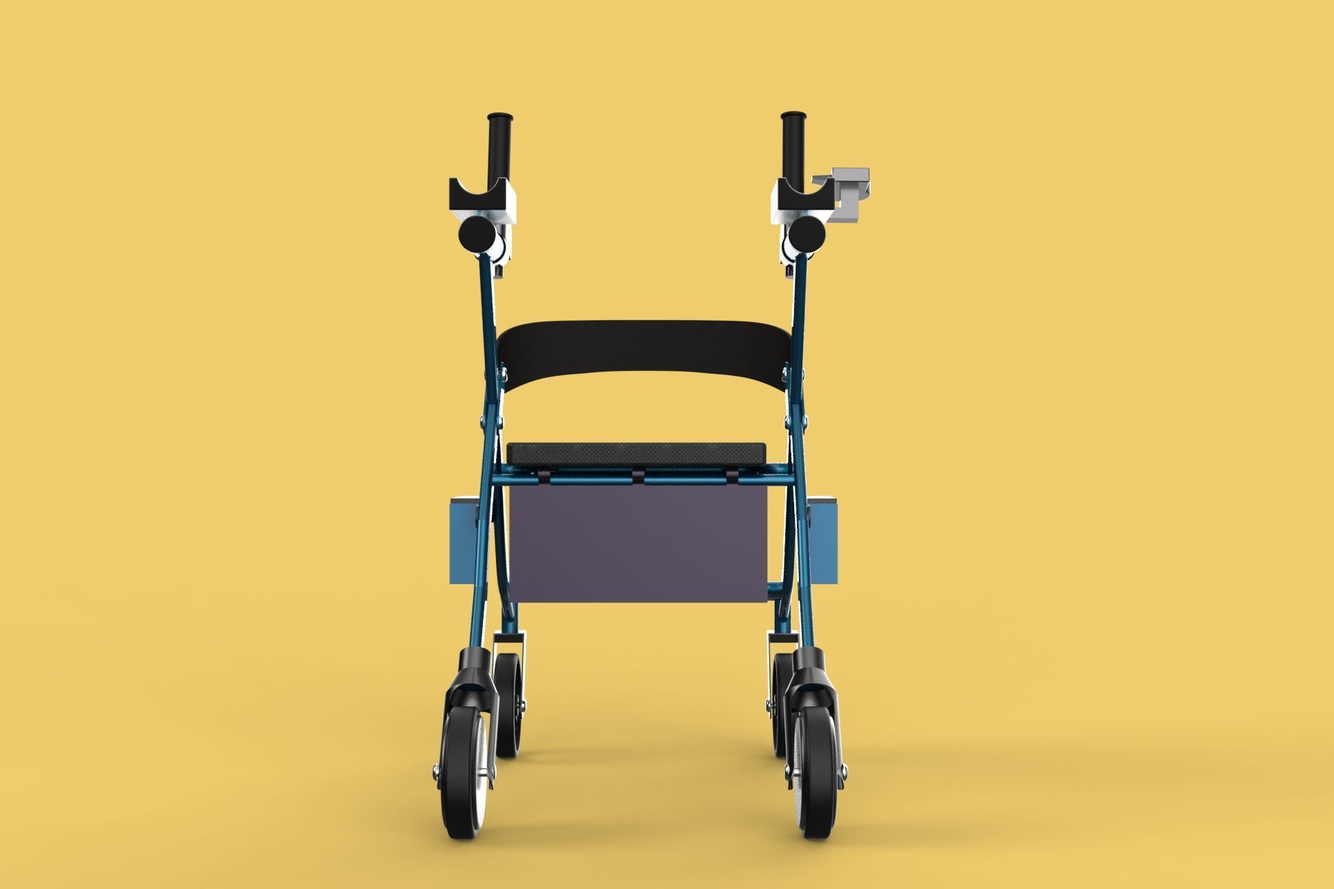 ELECTRIC ROLLATOR ROLLING WHEELED WALKER FOLDING WALKING FRAME 3D model_32