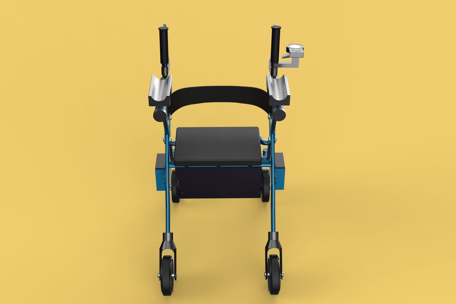 ELECTRIC ROLLATOR ROLLING WHEELED WALKER FOLDING WALKING FRAME 3D model_33