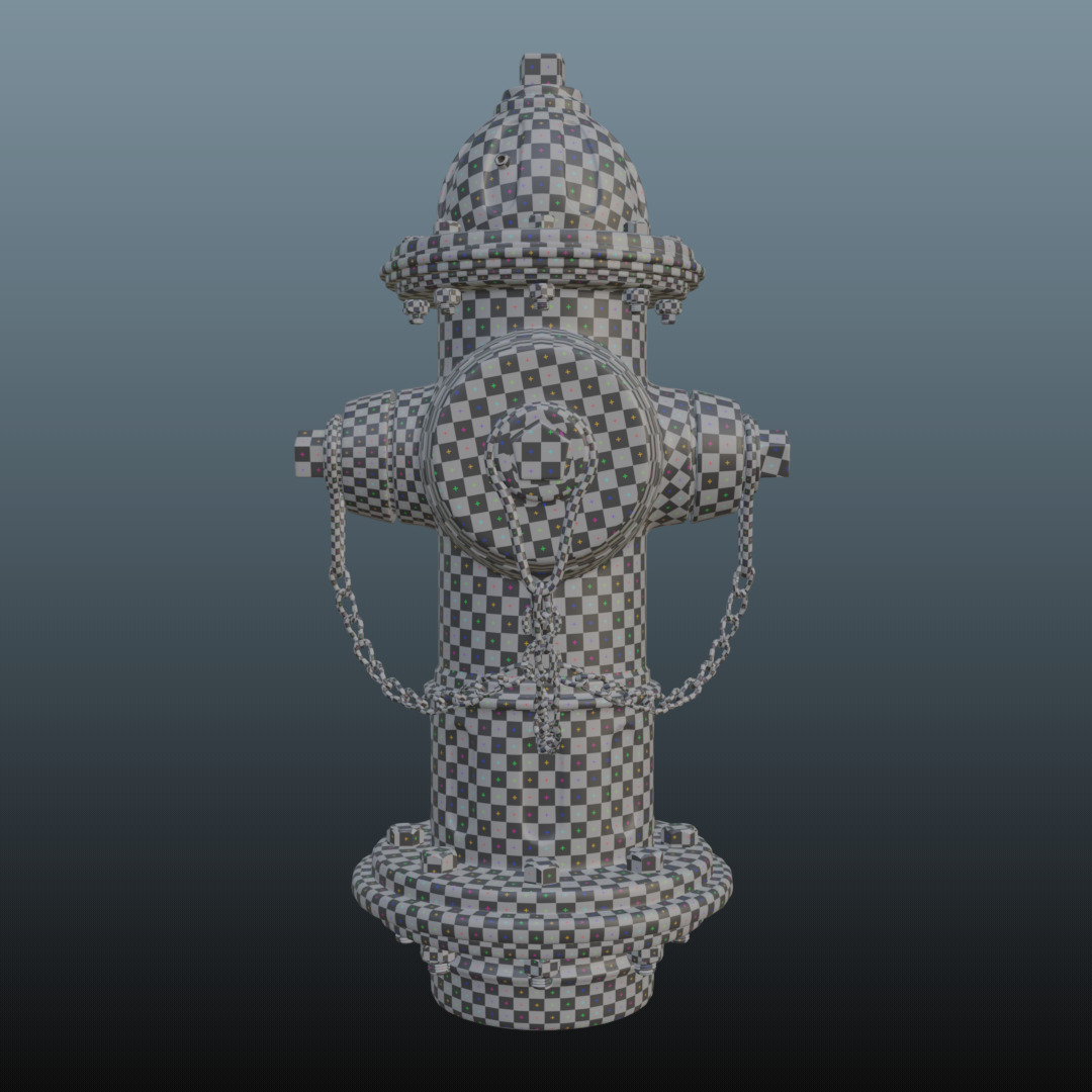 Fire Hydrant 3D model_21