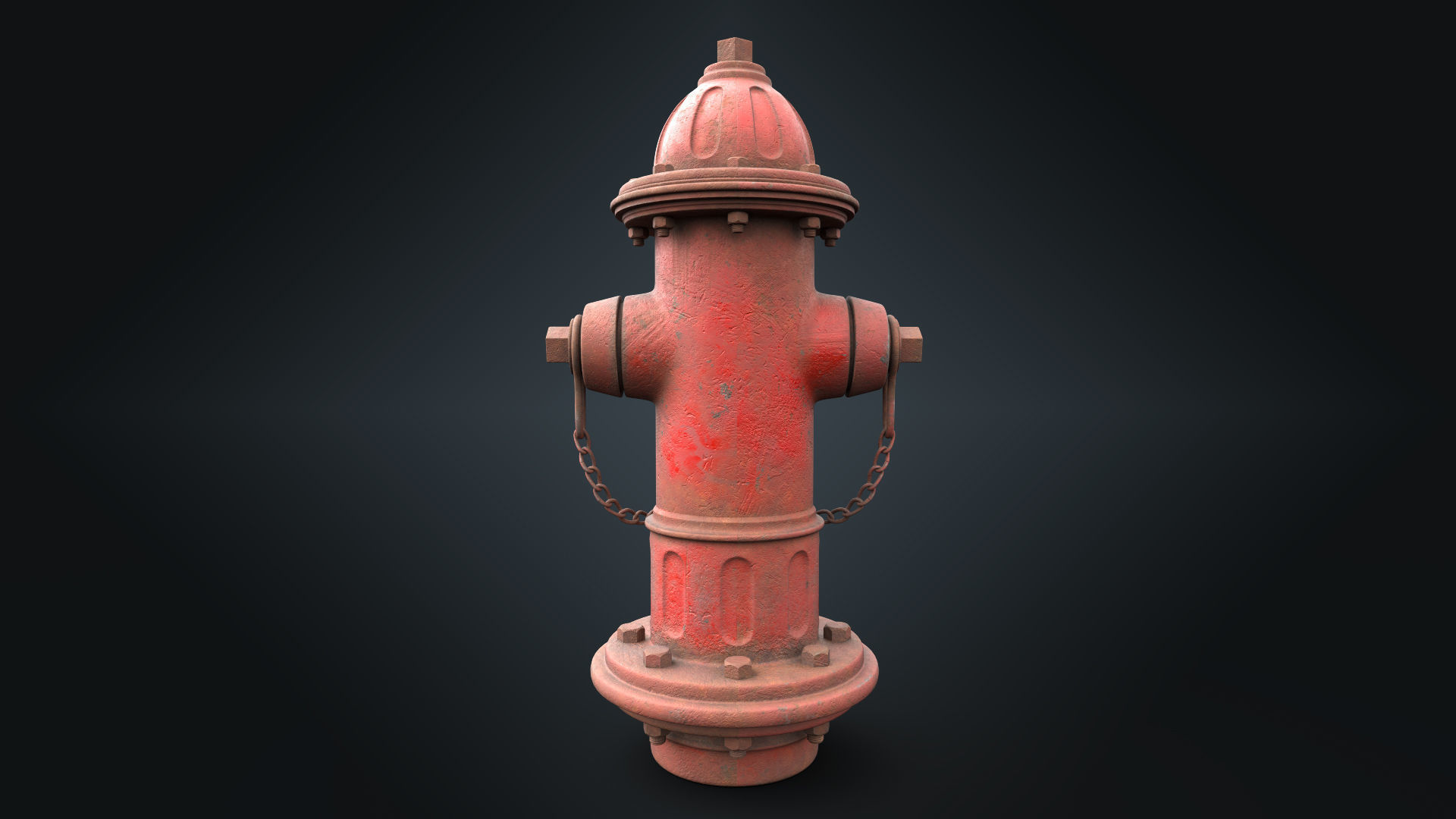 Fire Hydrant 3D model_6