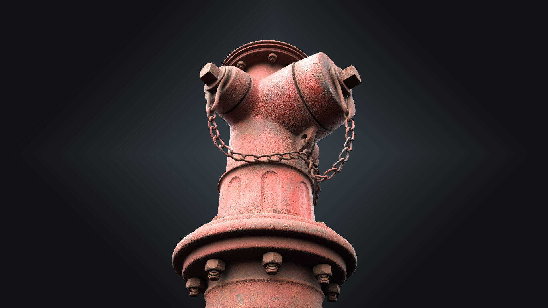 Fire Hydrant 3D model_10