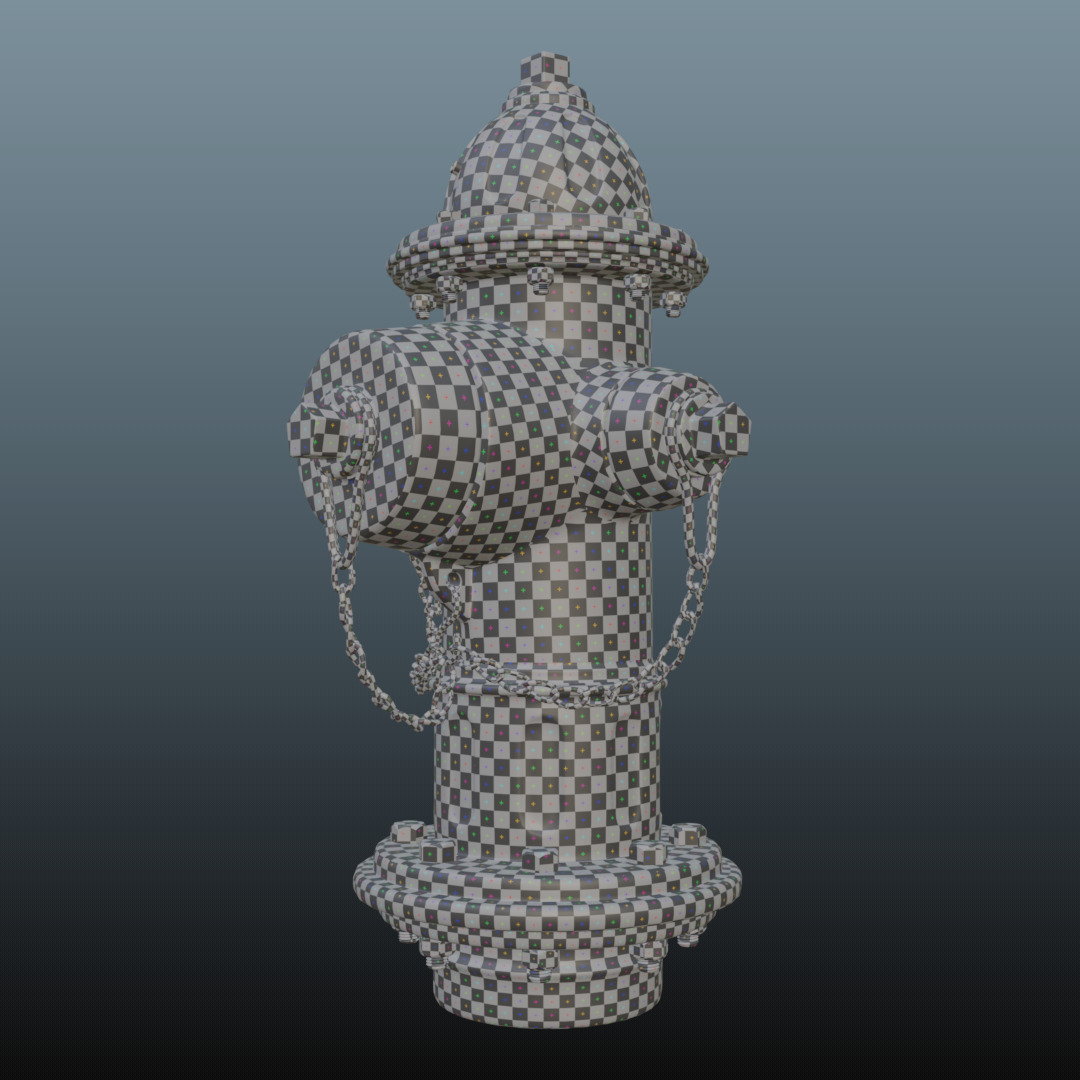 Fire Hydrant 3D model_22
