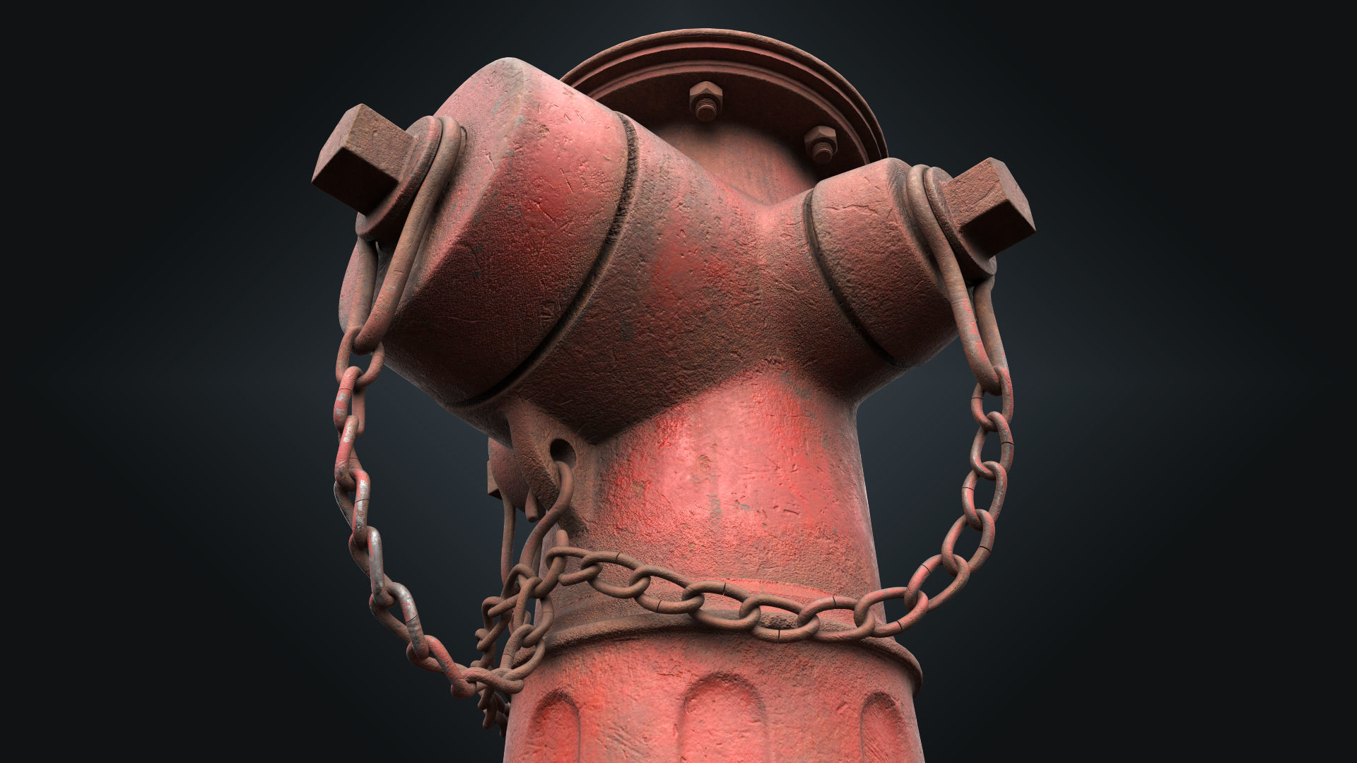 Fire Hydrant 3D model_4