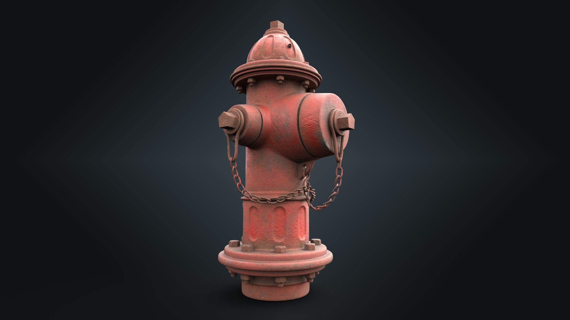 Fire Hydrant 3D model_8