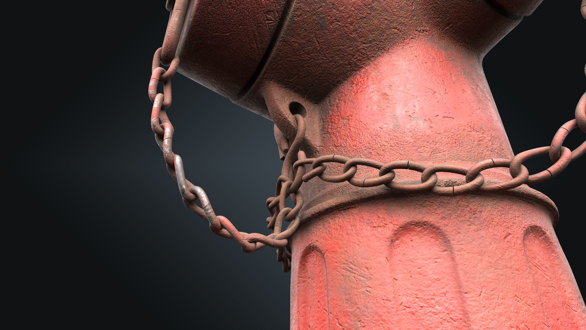 Fire Hydrant 3D model_9