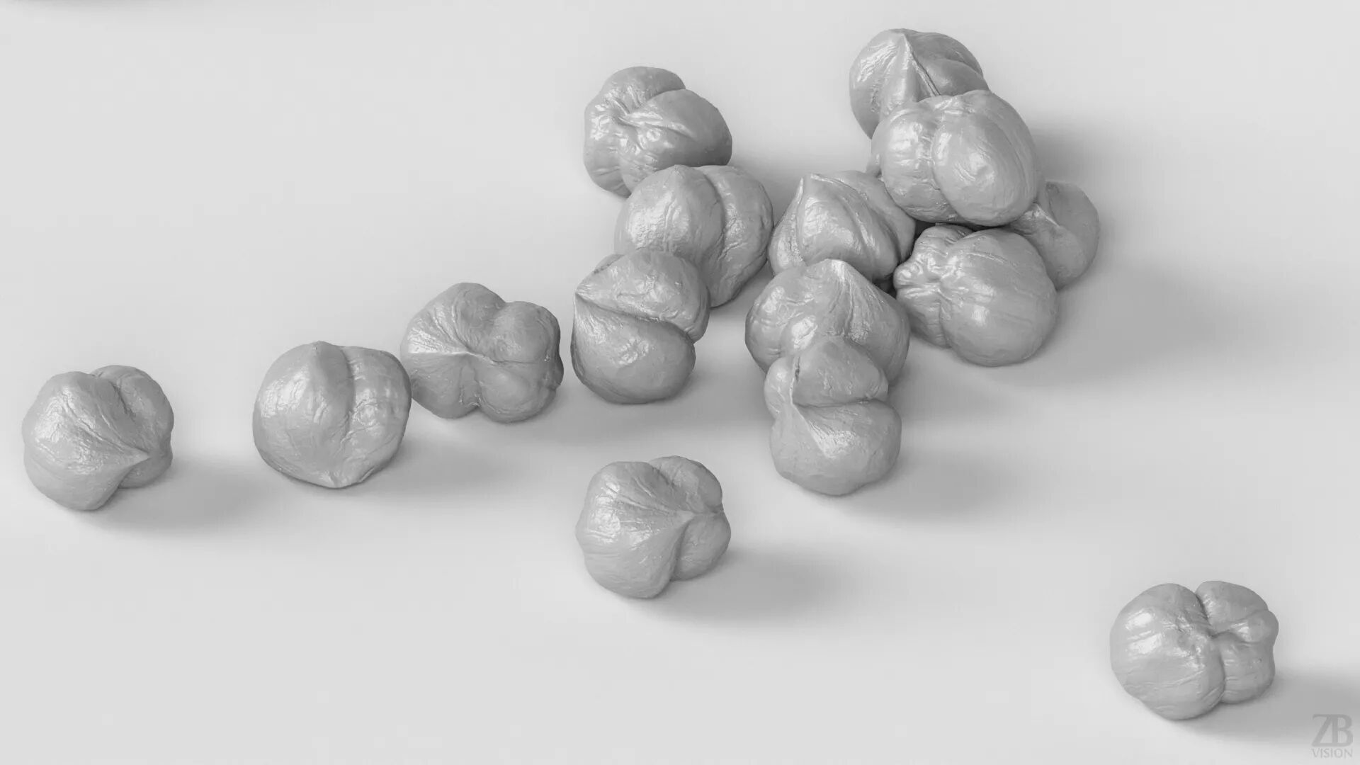 Hazelnut 3D model_3