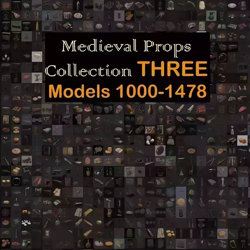 Medieval Props Collection THREE