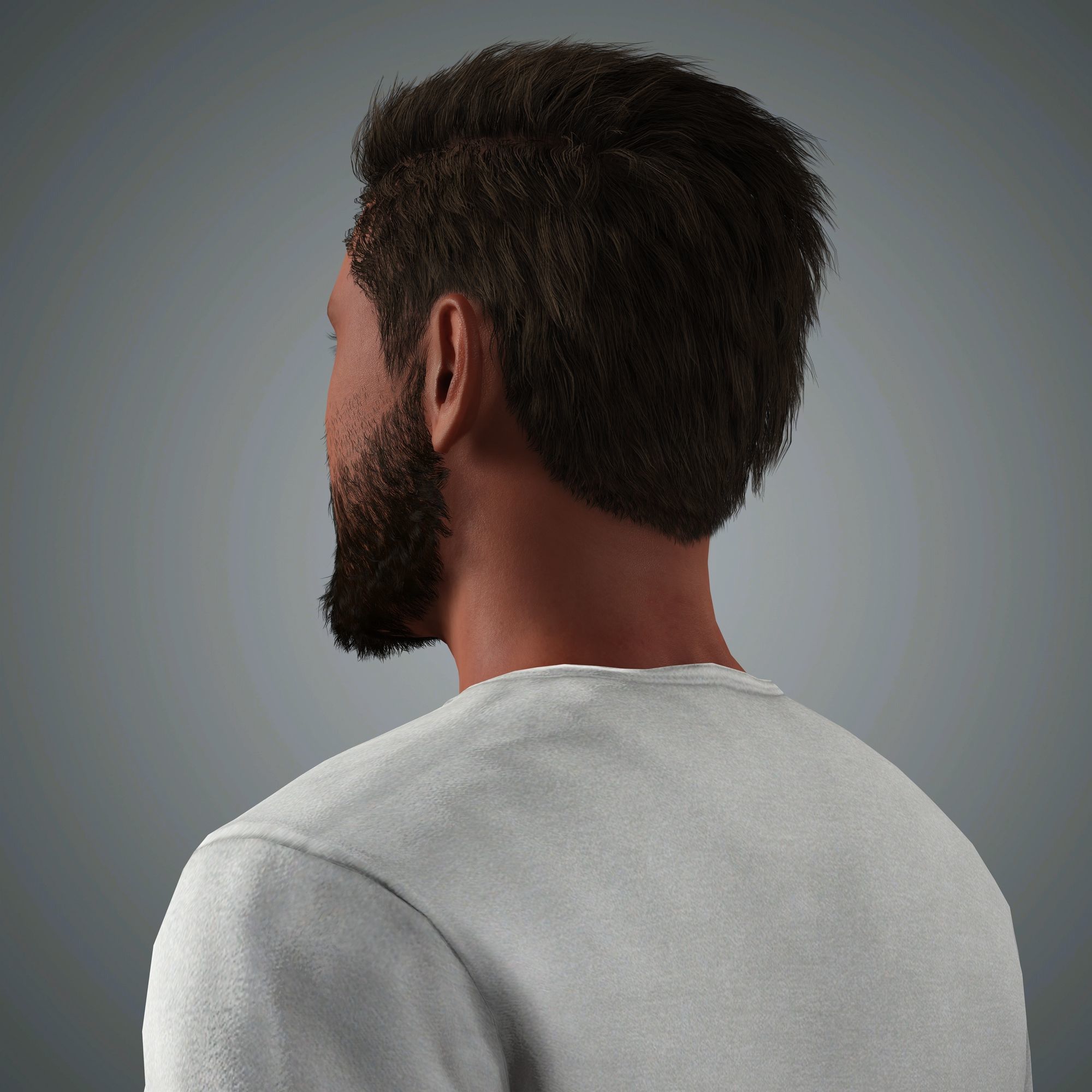 Ben Affleck Character Low-poly 3D model_5