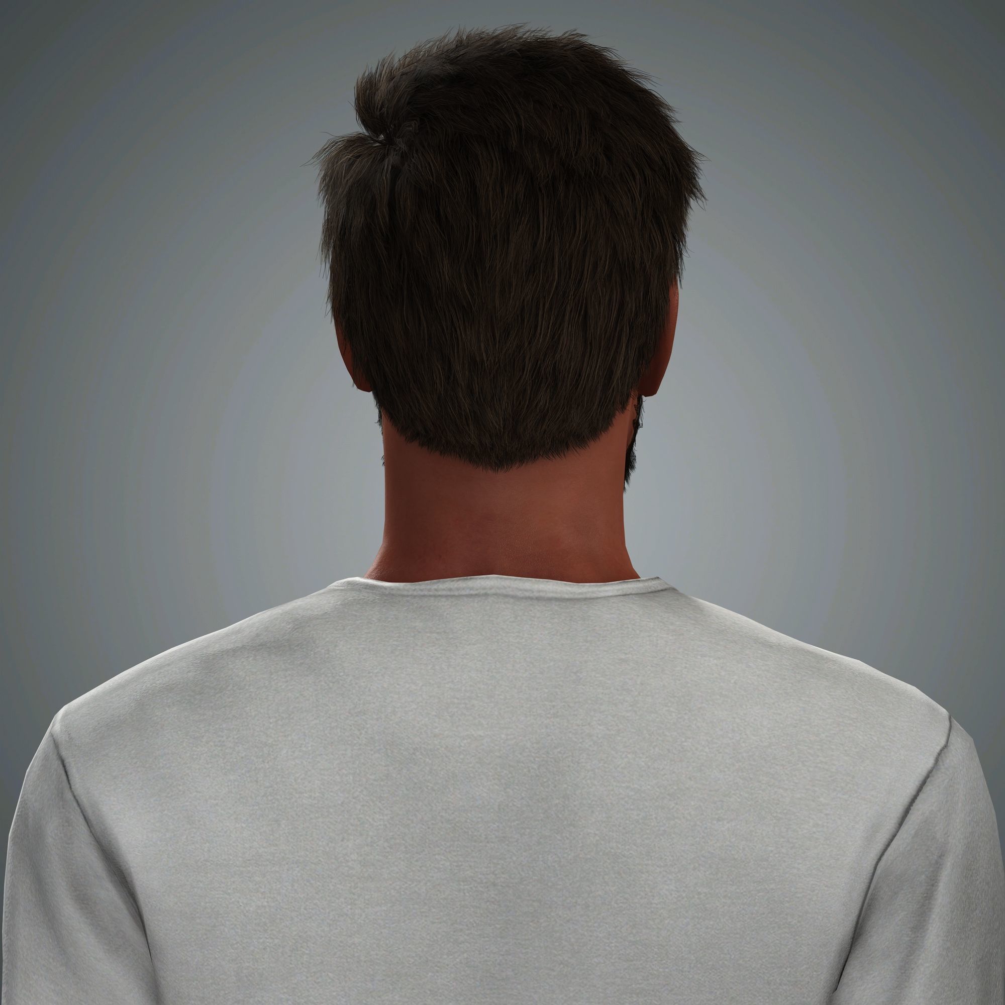 Ben Affleck Character Low-poly 3D model_6