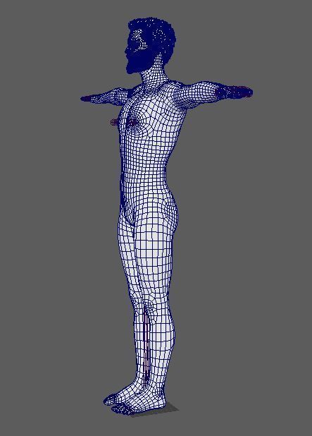 Ben Affleck Character Low-poly 3D model_24