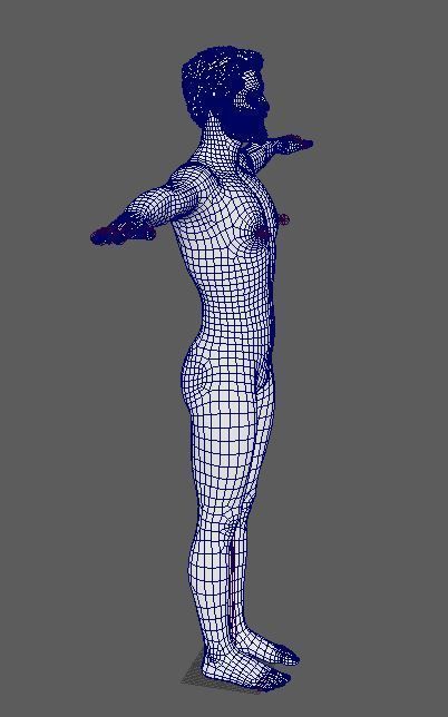 Ben Affleck Character Low-poly 3D model_26