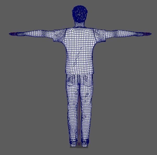 Ben Affleck Character Low-poly 3D model_20