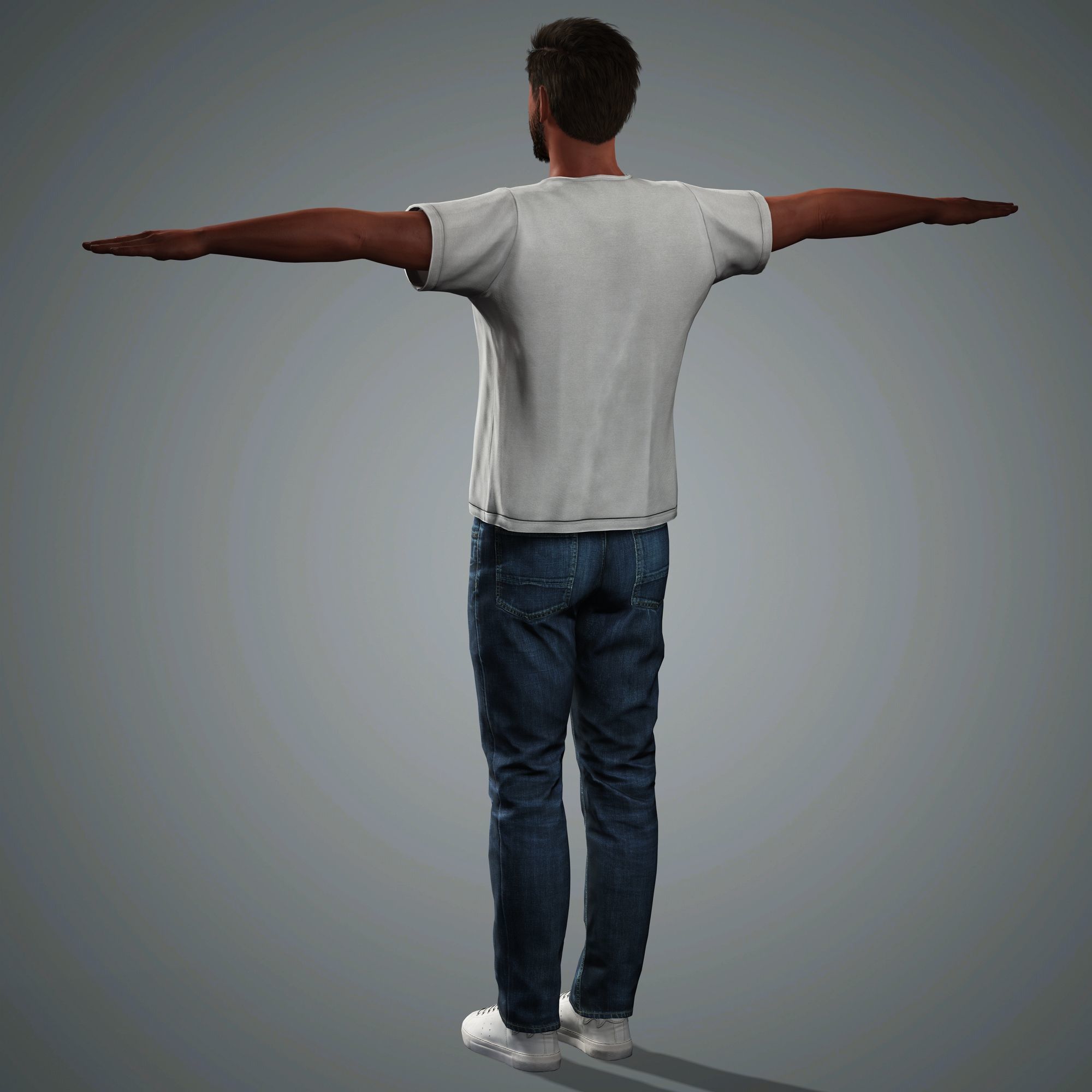 Ben Affleck Character Low-poly 3D model_14