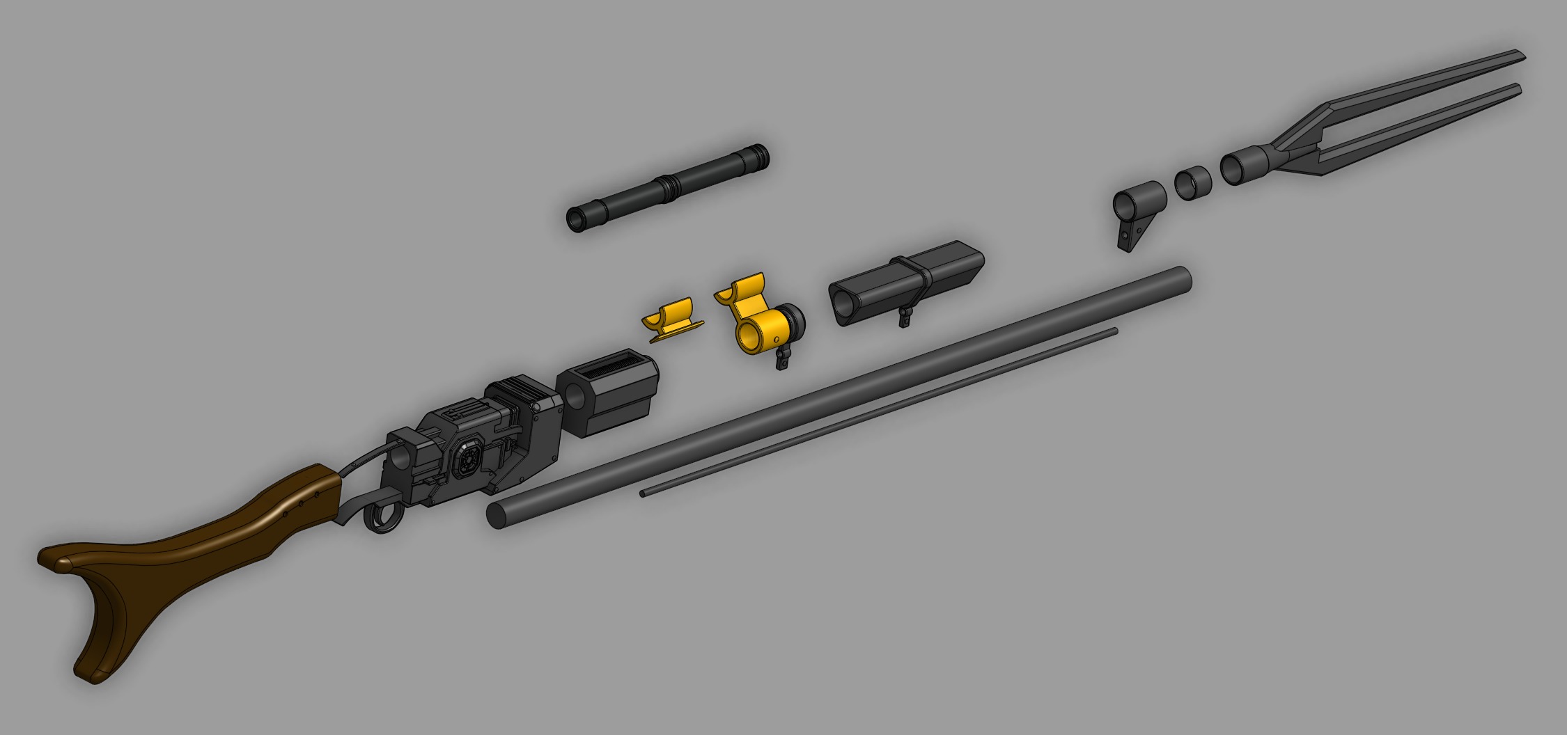 Mandalorian Pulse Rifle - Amban 3D print model_16