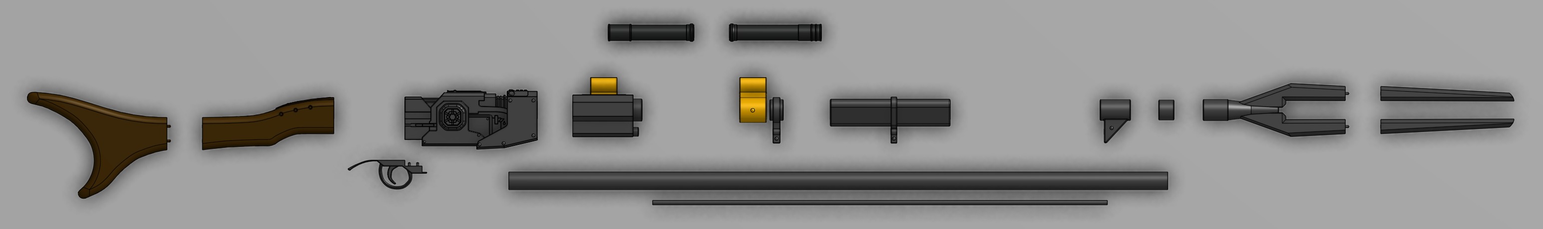 Mandalorian Pulse Rifle - Amban 3D print model_10