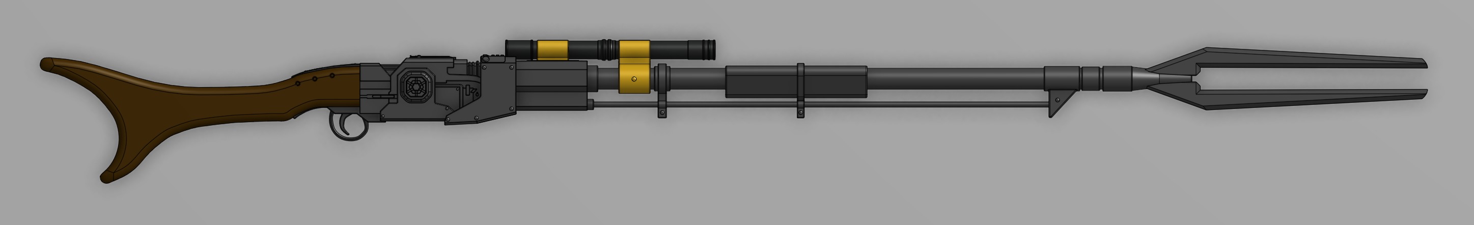 Mandalorian Pulse Rifle - Amban 3D print model_2