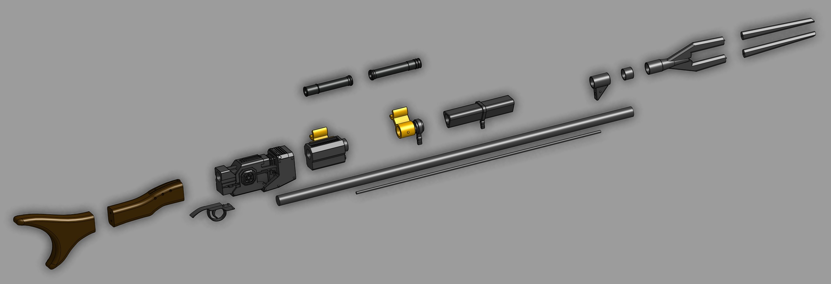 Mandalorian Pulse Rifle - Amban 3D print model_11