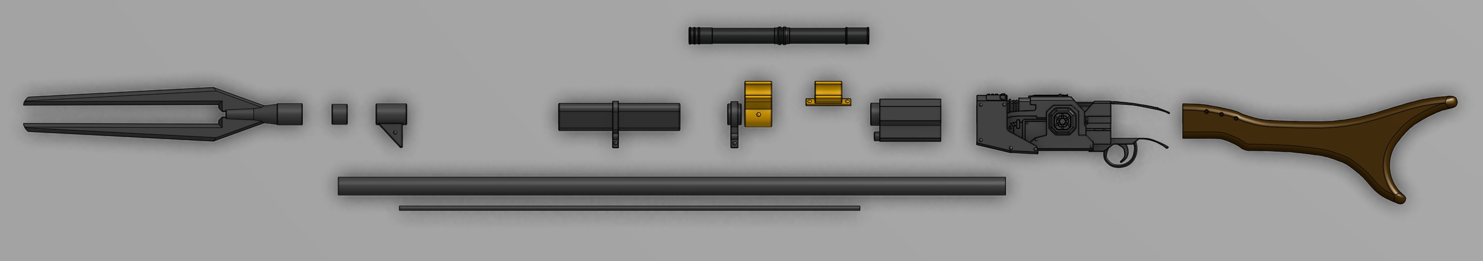 Mandalorian Pulse Rifle - Amban 3D print model_12